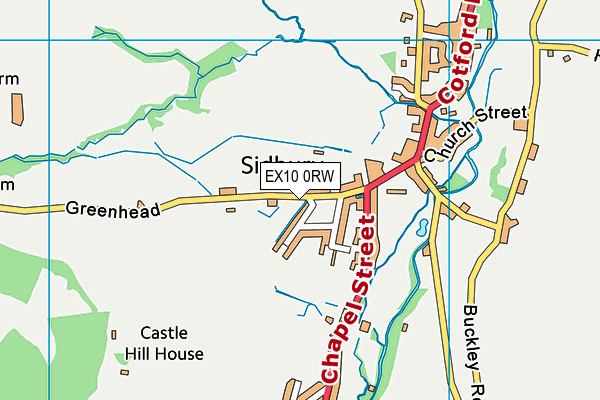 EX10 0RW map - OS VectorMap District (Ordnance Survey) EX10 0RW map - OS VectorMap District (Ordnance Survey)