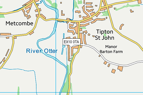 EX10 0TA map - OS VectorMap District (Ordnance Survey) EX10 0TA map - OS VectorMap District (Ordnance Survey)