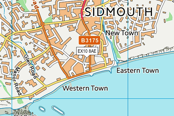 EX10 8AE map - OS VectorMap District (Ordnance Survey) EX10 8AE map - OS VectorMap District (Ordnance Survey)
