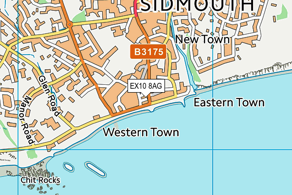 EX10 8AG map - OS VectorMap District (Ordnance Survey) EX10 8AG map - OS VectorMap District (Ordnance Survey)