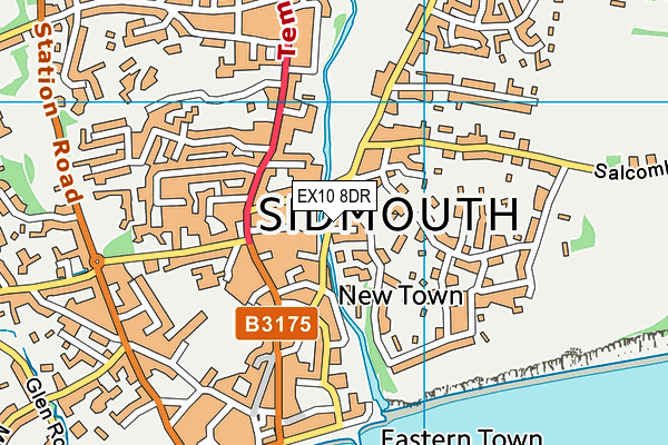 EX10 8DR map - OS VectorMap District (Ordnance Survey) EX10 8DR map - OS VectorMap District (Ordnance Survey)