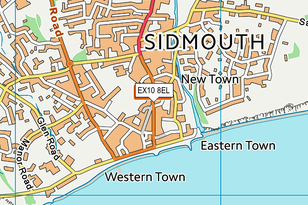 EX10 8EL map - OS VectorMap District (Ordnance Survey) EX10 8EL map - OS VectorMap District (Ordnance Survey)