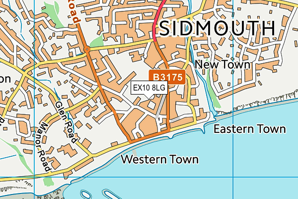 EX10 8LG map - OS VectorMap District (Ordnance Survey) EX10 8LG map - OS VectorMap District (Ordnance Survey)