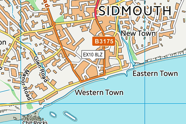EX10 8LZ map - OS VectorMap District (Ordnance Survey) EX10 8LZ map - OS VectorMap District (Ordnance Survey)