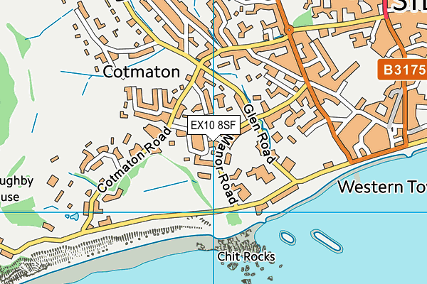 EX10 8SF map - OS VectorMap District (Ordnance Survey) EX10 8SF map - OS VectorMap District (Ordnance Survey)