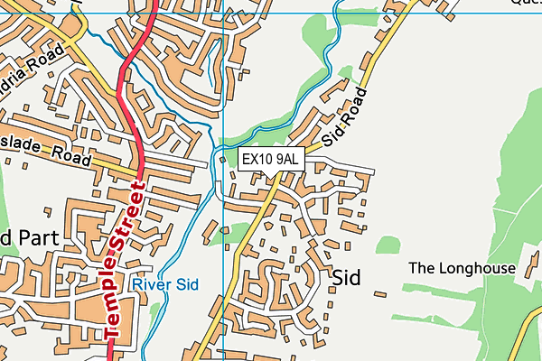 EX10 9AL map - OS VectorMap District (Ordnance Survey) EX10 9AL map - OS VectorMap District (Ordnance Survey)