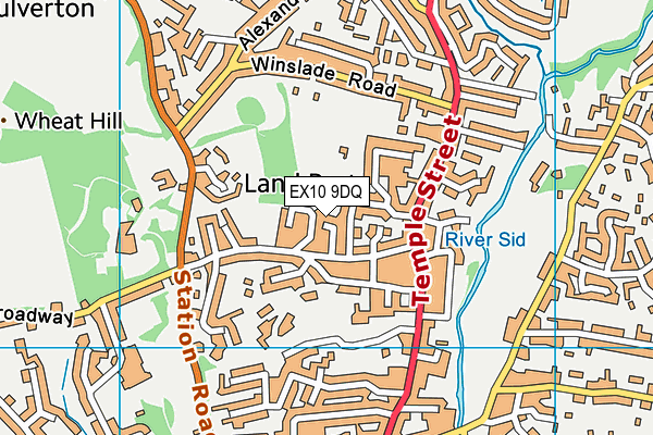 EX10 9DQ map - OS VectorMap District (Ordnance Survey) EX10 9DQ map - OS VectorMap District (Ordnance Survey)