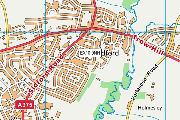 EX10 9NH map - OS VectorMap District (Ordnance Survey) EX10 9NH map - OS VectorMap District (Ordnance Survey)