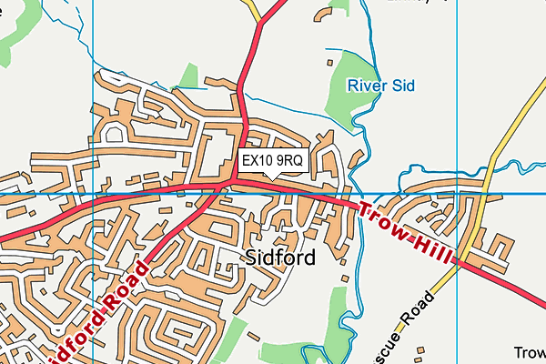 EX10 9RQ map - OS VectorMap District (Ordnance Survey) EX10 9RQ map - OS VectorMap District (Ordnance Survey)