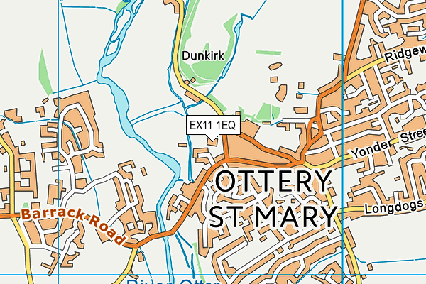EX11 1EQ map - OS VectorMap District (Ordnance Survey) EX11 1EQ map - OS VectorMap District (Ordnance Survey)