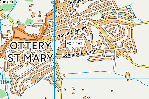 EX11 1HT map - OS VectorMap District (Ordnance Survey) EX11 1HT map - OS VectorMap District (Ordnance Survey)