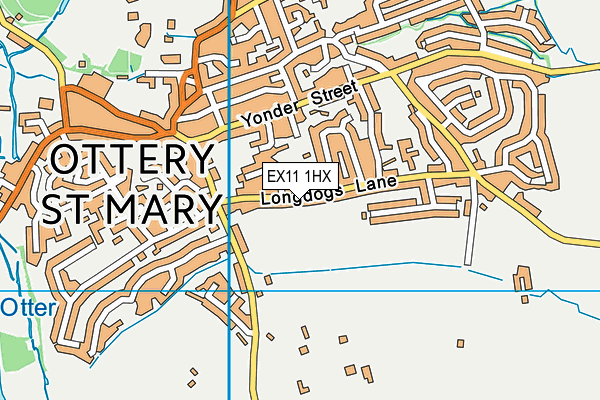 EX11 1HX map - OS VectorMap District (Ordnance Survey) EX11 1HX map - OS VectorMap District (Ordnance Survey)
