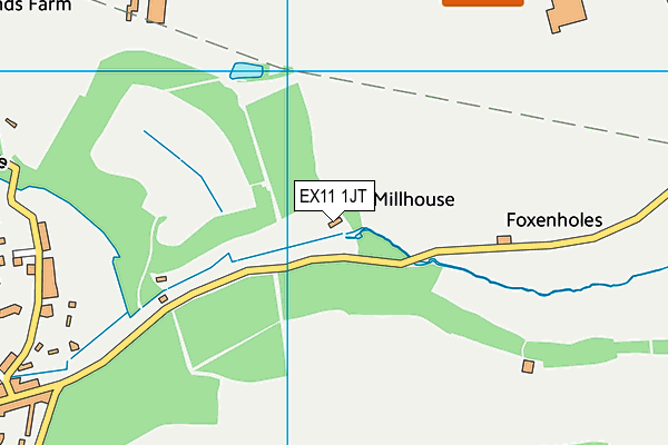 EX11 1JT map - OS VectorMap District (Ordnance Survey) EX11 1JT map - OS VectorMap District (Ordnance Survey)