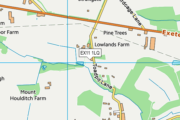 EX11 1LQ map - OS VectorMap District (Ordnance Survey) EX11 1LQ map - OS VectorMap District (Ordnance Survey)