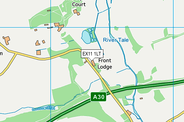 EX11 1LT map - OS VectorMap District (Ordnance Survey) EX11 1LT map - OS VectorMap District (Ordnance Survey)