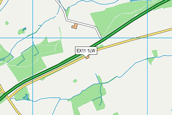 EX11 1LW map - OS VectorMap District (Ordnance Survey) EX11 1LW map - OS VectorMap District (Ordnance Survey)