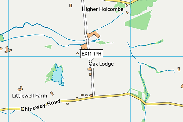EX11 1PH map - OS VectorMap District (Ordnance Survey)