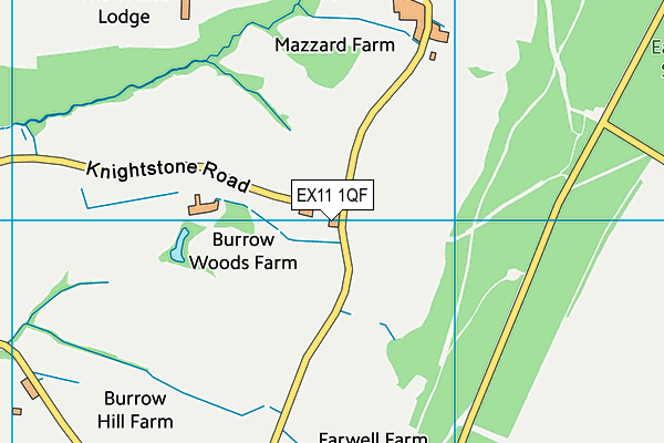 EX11 1QF map - OS VectorMap District (Ordnance Survey) EX11 1QF map - OS VectorMap District (Ordnance Survey)