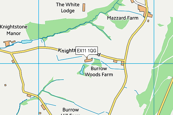 EX11 1QG map - OS VectorMap District (Ordnance Survey) EX11 1QG map - OS VectorMap District (Ordnance Survey)