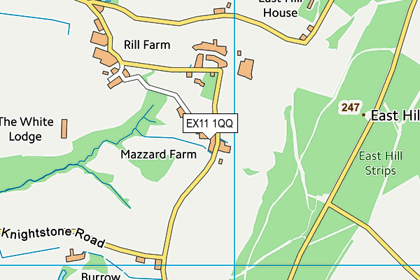 EX11 1QQ map - OS VectorMap District (Ordnance Survey) EX11 1QQ map - OS VectorMap District (Ordnance Survey)