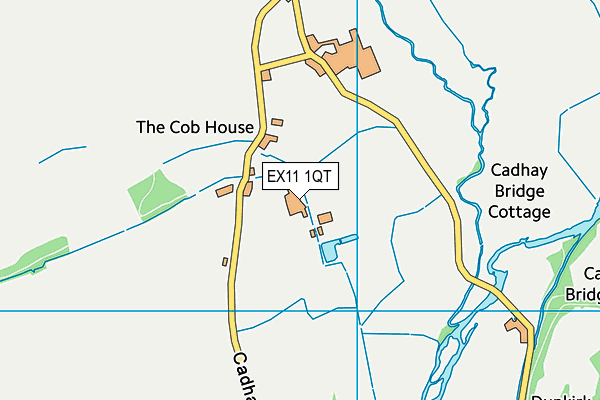 EX11 1QT map - OS VectorMap District (Ordnance Survey) EX11 1QT map - OS VectorMap District (Ordnance Survey)
