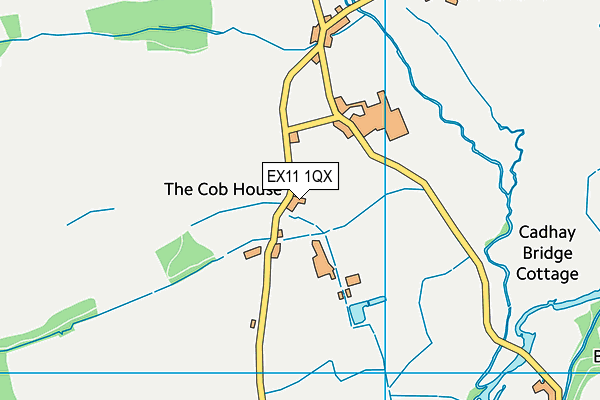 EX11 1QX map - OS VectorMap District (Ordnance Survey) EX11 1QX map - OS VectorMap District (Ordnance Survey)