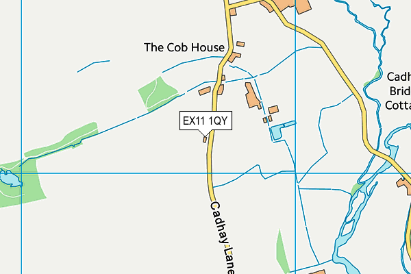 EX11 1QY map - OS VectorMap District (Ordnance Survey) EX11 1QY map - OS VectorMap District (Ordnance Survey)