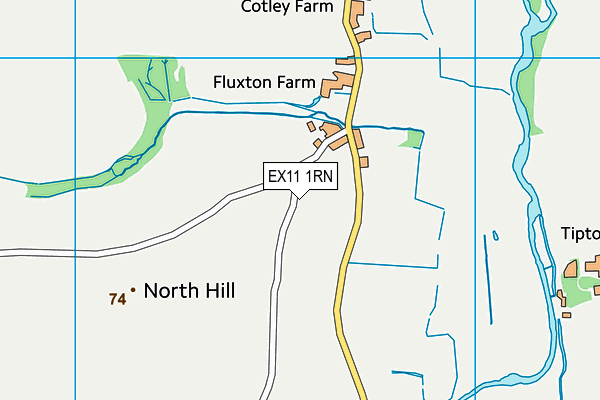 EX11 1RN map - OS VectorMap District (Ordnance Survey) EX11 1RN map - OS VectorMap District (Ordnance Survey)