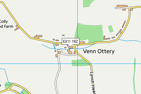 EX11 1RZ map - OS VectorMap District (Ordnance Survey) EX11 1RZ map - OS VectorMap District (Ordnance Survey)