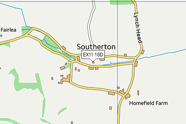 EX11 1SD map - OS VectorMap District (Ordnance Survey) EX11 1SD map - OS VectorMap District (Ordnance Survey)