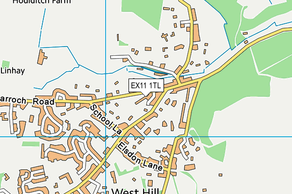 EX11 1TL map - OS VectorMap District (Ordnance Survey) EX11 1TL map - OS VectorMap District (Ordnance Survey)