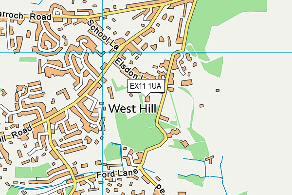EX11 1UA map - OS VectorMap District (Ordnance Survey) EX11 1UA map - OS VectorMap District (Ordnance Survey)