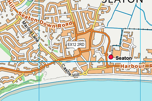EX12 2RD map - OS VectorMap District (Ordnance Survey) EX12 2RD map - OS VectorMap District (Ordnance Survey)