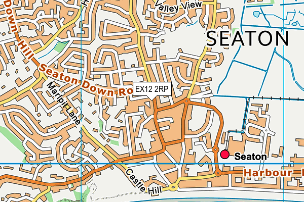 EX12 2RP map - OS VectorMap District (Ordnance Survey) EX12 2RP map - OS VectorMap District (Ordnance Survey)