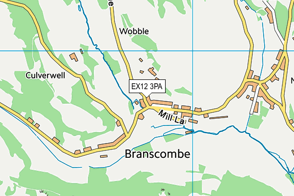 EX12 3PA map - OS VectorMap District (Ordnance Survey) EX12 3PA map - OS VectorMap District (Ordnance Survey)