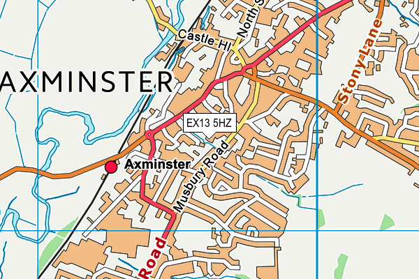 EX13 5HZ map - OS VectorMap District (Ordnance Survey) EX13 5HZ map - OS VectorMap District (Ordnance Survey)