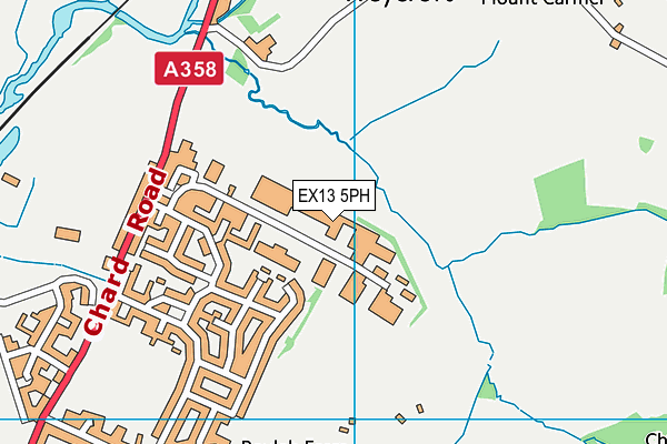EX13 5PH map - OS VectorMap District (Ordnance Survey) EX13 5PH map - OS VectorMap District (Ordnance Survey)