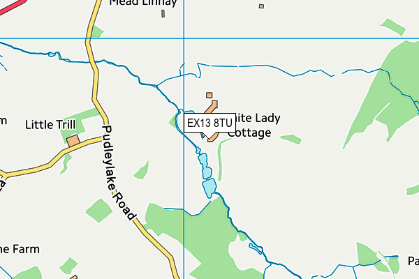 EX13 8TU map - OS VectorMap District (Ordnance Survey) EX13 8TU map - OS VectorMap District (Ordnance Survey)