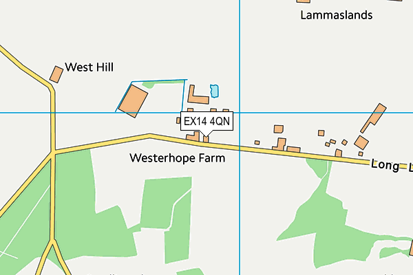 EX14 4QN map - OS VectorMap District (Ordnance Survey) EX14 4QN map - OS VectorMap District (Ordnance Survey)