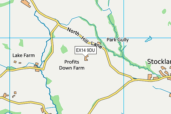 EX14 9DU map - OS VectorMap District (Ordnance Survey) EX14 9DU map - OS VectorMap District (Ordnance Survey)