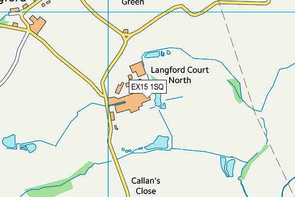 EX15 1SQ map - OS VectorMap District (Ordnance Survey) EX15 1SQ map - OS VectorMap District (Ordnance Survey)