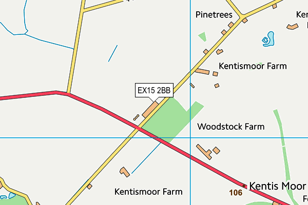 EX15 2BB map - OS VectorMap District (Ordnance Survey) EX15 2BB map - OS VectorMap District (Ordnance Survey)