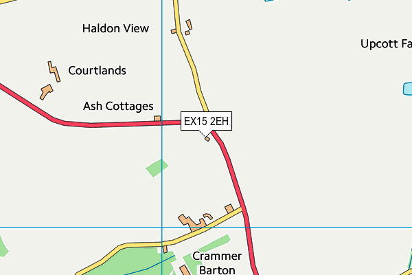 EX15 2EH map - OS VectorMap District (Ordnance Survey) EX15 2EH map - OS VectorMap District (Ordnance Survey)