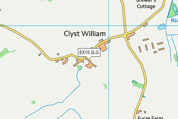 EX15 2LG map - OS VectorMap District (Ordnance Survey) EX15 2LG map - OS VectorMap District (Ordnance Survey)