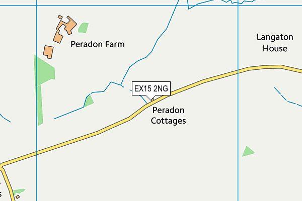 EX15 2NG map - OS VectorMap District (Ordnance Survey) EX15 2NG map - OS VectorMap District (Ordnance Survey)
