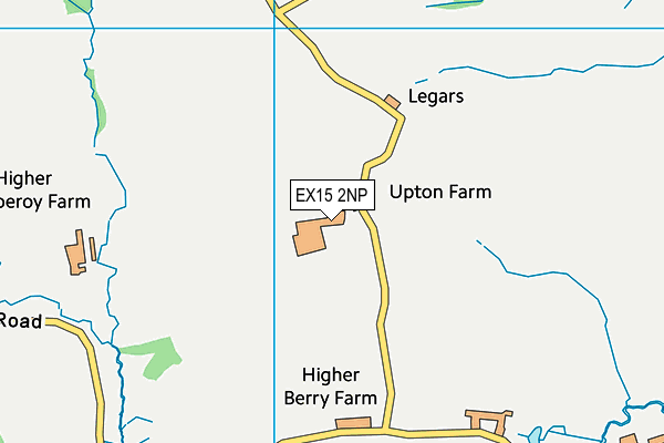 EX15 2NP map - OS VectorMap District (Ordnance Survey) EX15 2NP map - OS VectorMap District (Ordnance Survey)