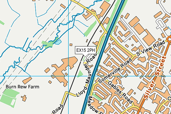 EX15 2PH map - OS VectorMap District (Ordnance Survey) EX15 2PH map - OS VectorMap District (Ordnance Survey)