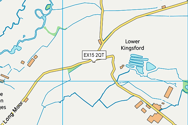 EX15 2QT map - OS VectorMap District (Ordnance Survey) EX15 2QT map - OS VectorMap District (Ordnance Survey)