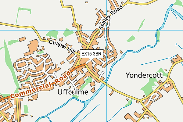 EX15 3BR map - OS VectorMap District (Ordnance Survey) EX15 3BR map - OS VectorMap District (Ordnance Survey)