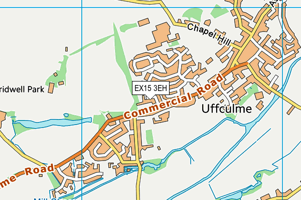 EX15 3EH map - OS VectorMap District (Ordnance Survey) EX15 3EH map - OS VectorMap District (Ordnance Survey)